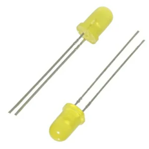 Yellow Led 5mm Defuse Bright Pure Yellow