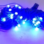 10 Meter 40 LED Blue Decorative Pixel LED String/Rice Light 33 Feet Single Color Diwali Still LED Ladi