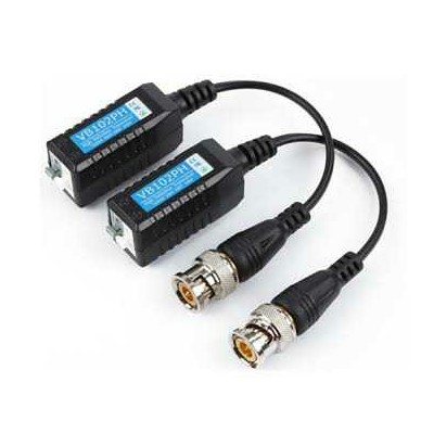 Cctv Passive Video Balun Transmitter & Transceiver With Cable For 1080p Tvi/Cvi/Tvi/Ahd/960h Dvr Camera Cctv System