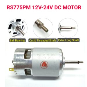 RS-775 Motor 10000 RPM With Long Threads Top Shaft